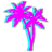 Vaporwave palm trees.ico