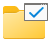 Folder check.ico Preview