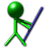 green stickman with a pipe.ico