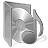Music CD Folder-Gray.ico Preview