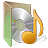 Music CD Folder-Orange.ico Preview