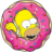 Simpsons Homer Donut.ico Preview