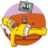 Simpsons Homer couch.ico Preview