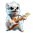 Guitar Player Dog.ico Preview