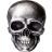 Chrome Skull 9.ico Preview