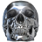 Chrome Skull 11.ico Preview