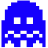 Pac Man Ghost Blue.ico Preview