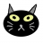 Halloween Cat Face.ico Preview