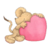 Big Heart Mouse.ico Preview