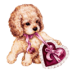 Heart Gold Puppy.ico Preview