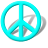 Aqua Peace Sign.ico