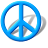 Blue Peace Sign.ico