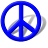 Dark Blue Peace Sign.ico