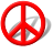 Red Peace Sign.ico