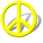 Yellow Peace Sign.ico