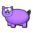 Piggie o,O - Purple.ico Preview