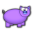 Piggie O.o - Purple.ico Preview