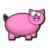 Piggie O.o - Pink Blk.ico Preview