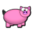 Piggie O.o - Pink Blk.ico