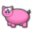 Piggie o,O - Pink.ico Preview