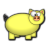 Piggie O.o - Yellow Blk.ico Preview