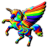 Rainbow Pegasus Unicorn.ico Preview