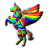 Rainbow Pegasus Unicorn Upright.ico Preview