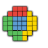 Pixelated Chrome Logo V1.ico Preview