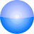 Blue Bubble Sphere.ico Preview