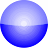Dark Blue Bubble Sphere.ico Preview