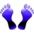 Feet-Ultramarine.ico Preview