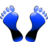Feet-Blue.ico Preview