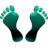 Feet-AquaMarine.ico Preview