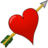 Heart Arrow.ico Preview