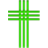 Triple Cross Green.ico Preview