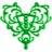Heart Filigree - Green.ico Preview