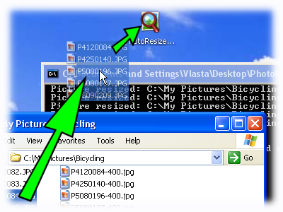 PhotoResize v akci