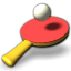 Table tennis racket cursor small logo