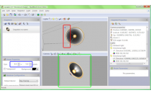 Configure camera, light and size