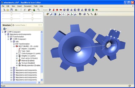 3D object being modified in RWIE 2006.1