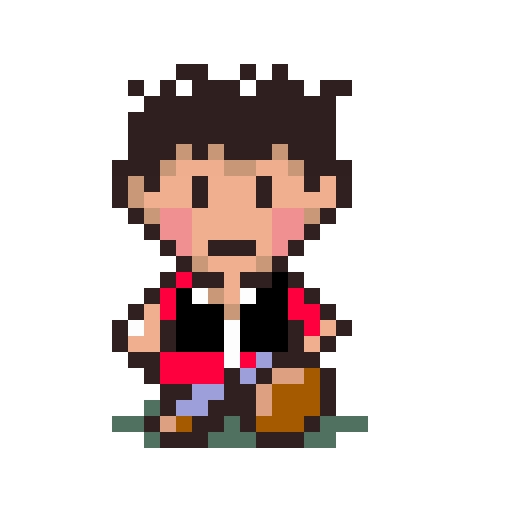 Sagan, my own EarthBound character