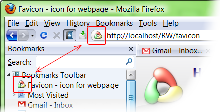 html how to make a favicon