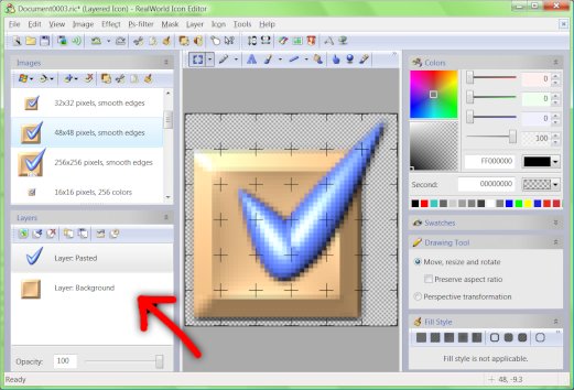 Icon files may now have layers