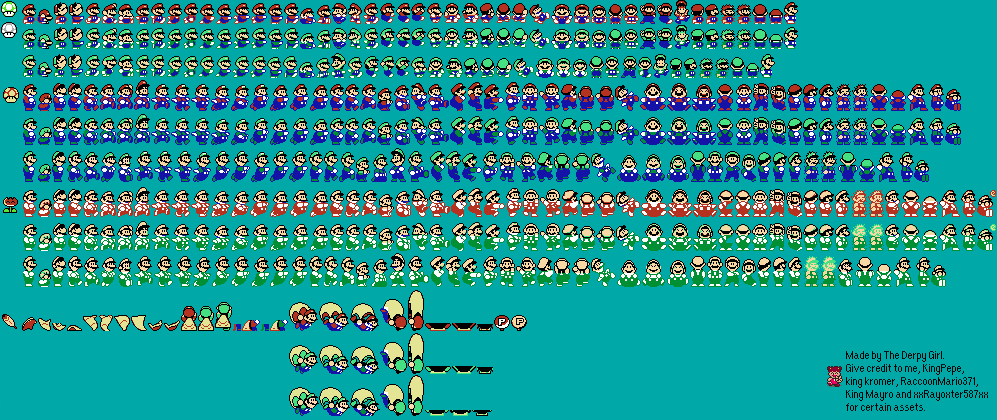 SMW NES Mario and Luigi Expanded