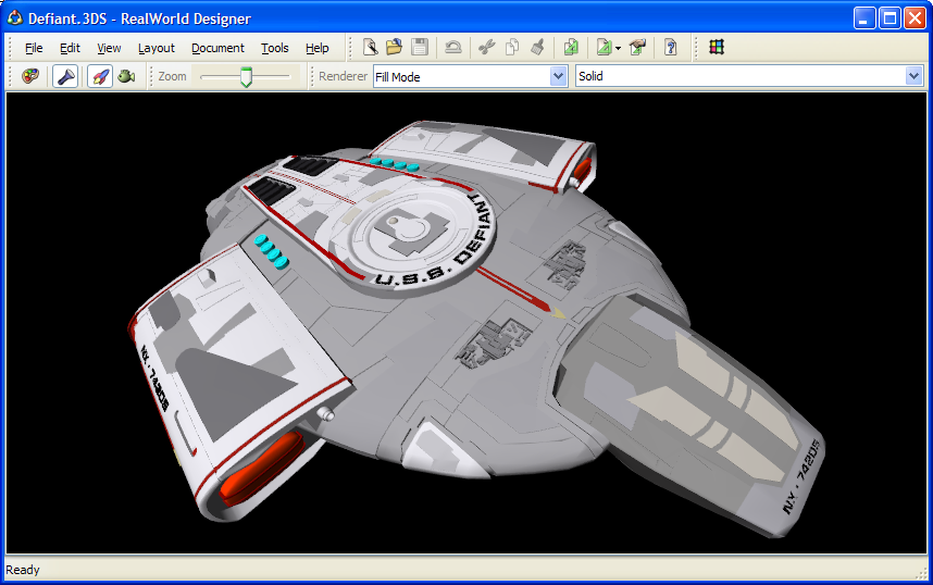Importing from 3D studio into RealWorld 3D Graphics Editor