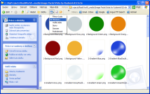 Library of images displayed by Explorer in Thumbnail mode