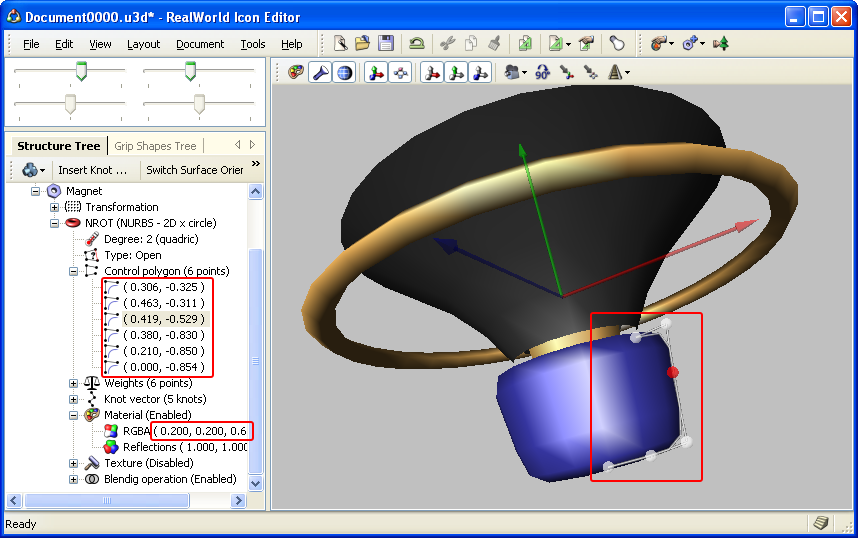 Create magnet shape
