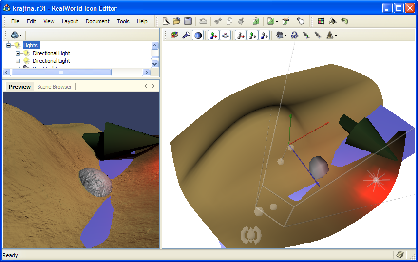 Raytracing rendering device supports normal bump-maps