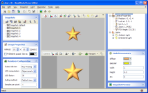 Rendered image document with multiple snapshots