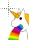Unicorn Pukes Rainbow normal select.ani Preview